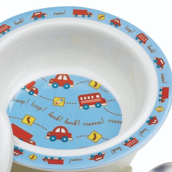 NWT Sugarbooger Covered Suction Bowl Set Cars Vroom - Picture 2 of 5